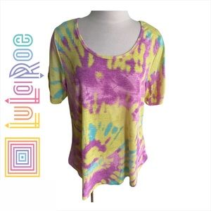 LuLaRoe Morgan Tie Dye Top